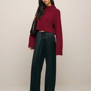 Reformation Olina Silk Pant